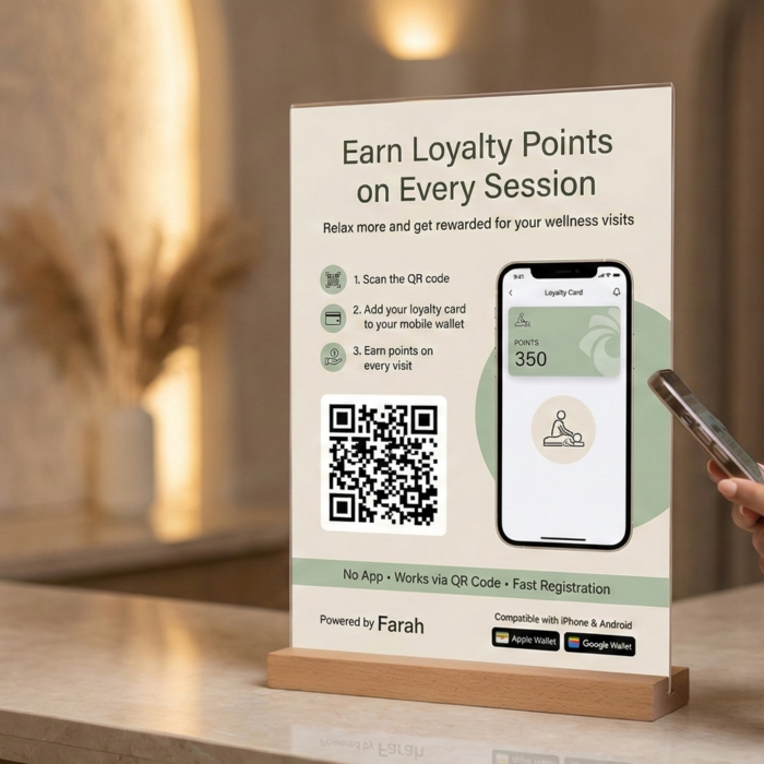 Best digital loyalty cards for Spas & Massage Centers - Try it for free